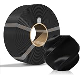 Bamboo PETG Basic Filament 1.75mm with RFID for Bambu 3D Printers P1,X1,A1 Series,Tough,High Impact,Outdoor Use PETG Bamboo Refill 1KG (2.2lbs) Spoolless, +/- 0.03mm(Black 30105)