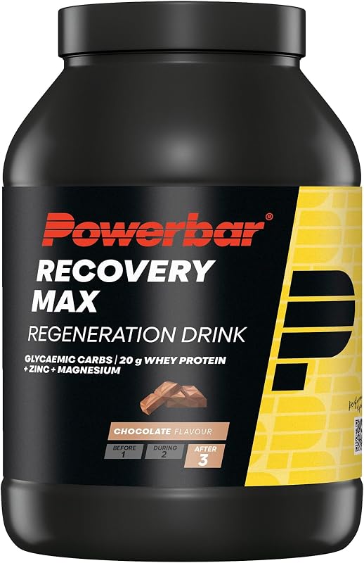 - Recovery Max - Chocolate - 1144g - Regenerations Whey Drink mit Kohlenhydraten, Magnesium&Zink