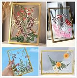 iDattel Dried Flowers Set for Arts & Crafts, Light Pink, DIY Jewelry view 4