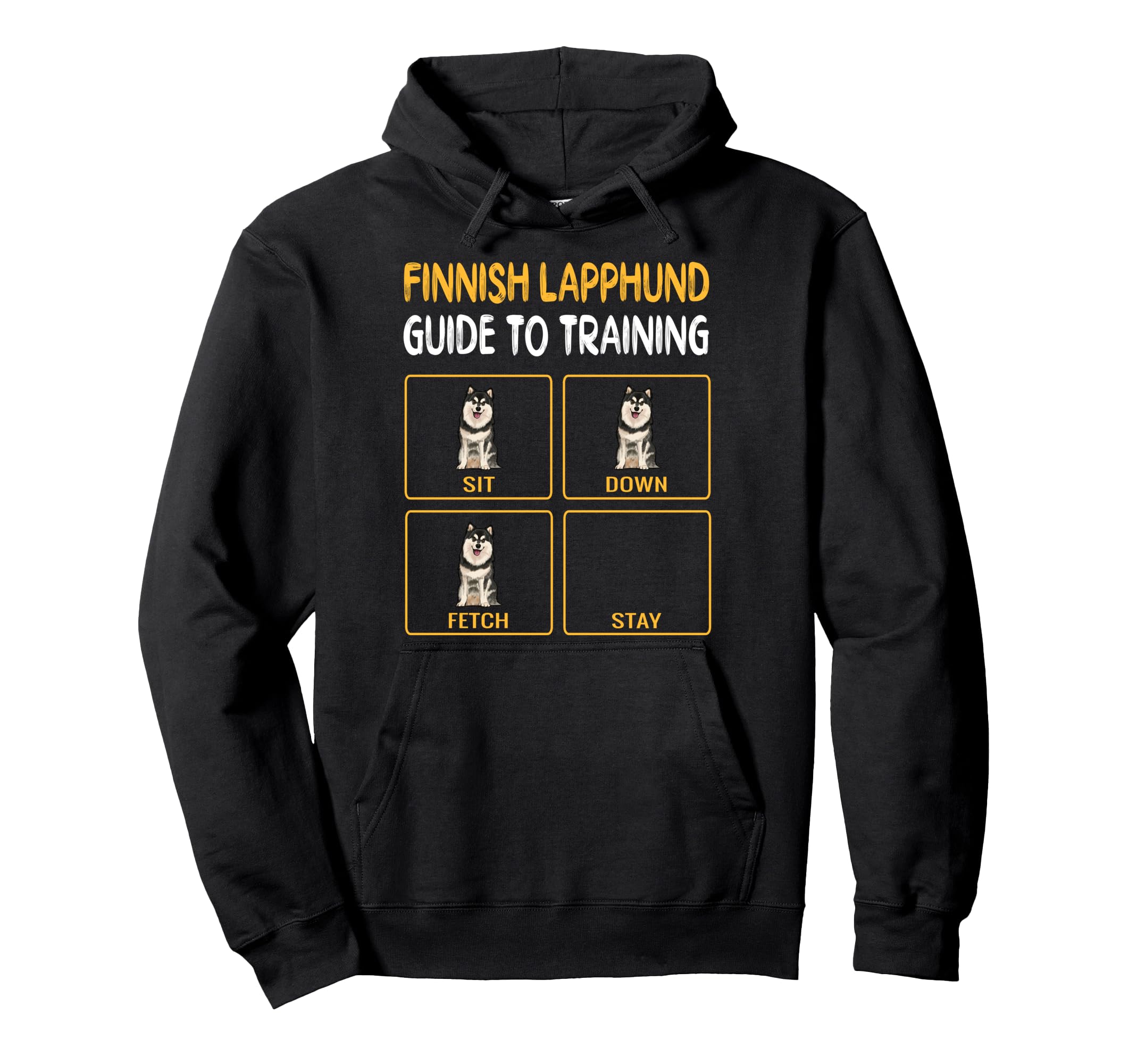 Funny Finnish Lapphund Guide To Training Dog Obedience Pullover Hoodie