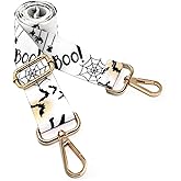 Dsigo Purse Strap, 1.5" Wide Gold Alloy Buckle Floral Printing Crossbody Shoulder Strap for Bag Handbag Crossbody Bags