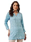 Ada Indian Hand Embroidered Chikankari Women's