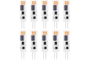 DiCUNO G4 LED Bulb Dimmable 120V, 2700K Warm White, 1.5W (15W Equivalent), 160lm, Bi-Pin Base Light Bulbs for Under Cabinet, 