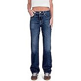 CAKE THE LABEL Women's Mid Rise Regular Straight Jeans Classic Pants