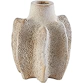 47th & Main Modern Shallow Vase Cement Vase for Home Décor, 3.75" Dia x 4.75" H, Eclectic