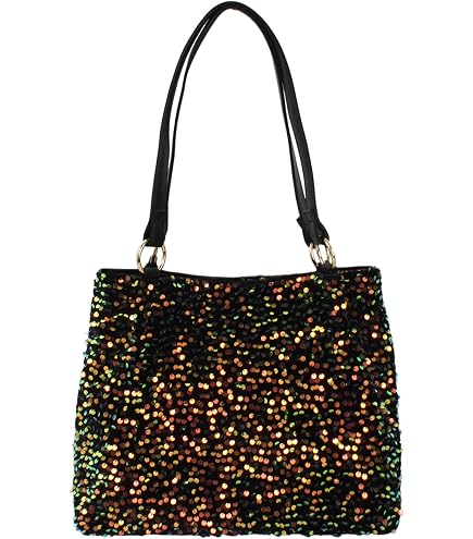 Amazon.com: Women's Glitter Sequins Shoulder Tote Big Capacity
