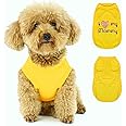 Expressive Pet Vest: Sleeveless Dog Shirt with 'I Love My Mommy' Slogan, Ideal for Chihuahuas, Poodles, Yorkies, and More - Adorable Design, Ultimate Comfort, Easy Maintenance! Yellow X-Small