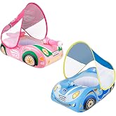 Swimbobo Toddler Float Inflatable Baby Swim Float with Canopy and Seat Pool Toys for Kids 3+ Years Old