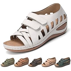 Arch Support Sandals Women's with Straps Orthopedic