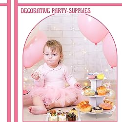 7 Pieces Cake Stand Set 3-Tier Cardboard Cupcake
