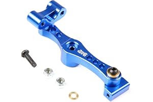 GTBRacing 1/5 RC Car LOSI 5IVE-T Metal CNC Aluminium Alloy Throttle Servo Arm wtih 2 Bearing 5T Upgrade Parts (Blue)