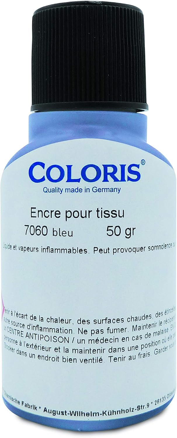Kupietz 7060 B Stamp Blue Ink, 50 ml