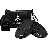 Silky Toes Women’s Foldable Ballet Flats - Portable Roll-Up Slippers for Purse, Travel, or Events - Comfortable Ballerina Shoes