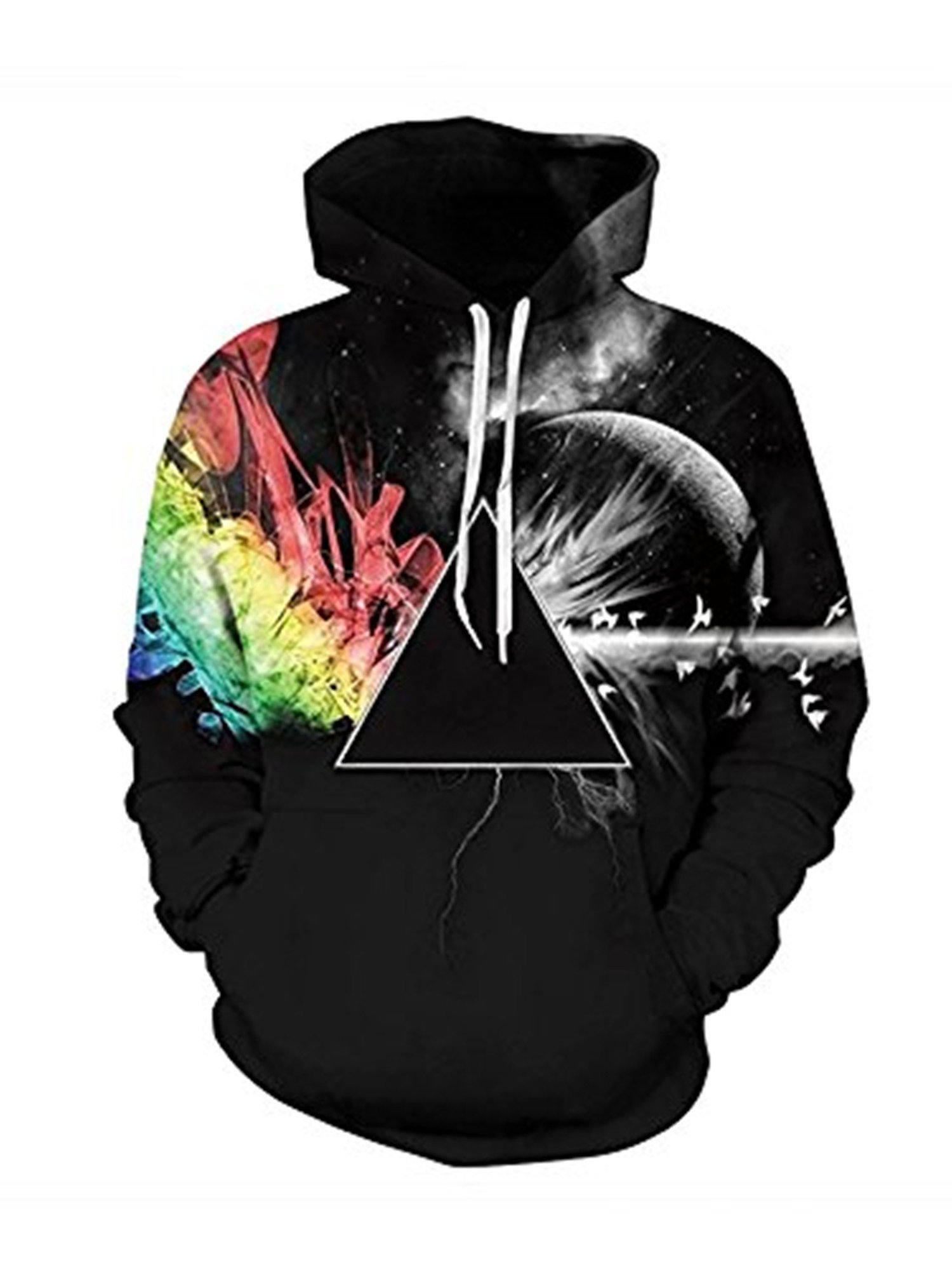 Youvimi Unisex 3d Printed Drawstring Pockets Pullover Sweatshirt Hoodie Hooded Sweatshirt