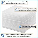 Olicky 100 Pcs Foam Packing Bags 30x30cm Wrap Pouches Cushion Protect Fragile view 5