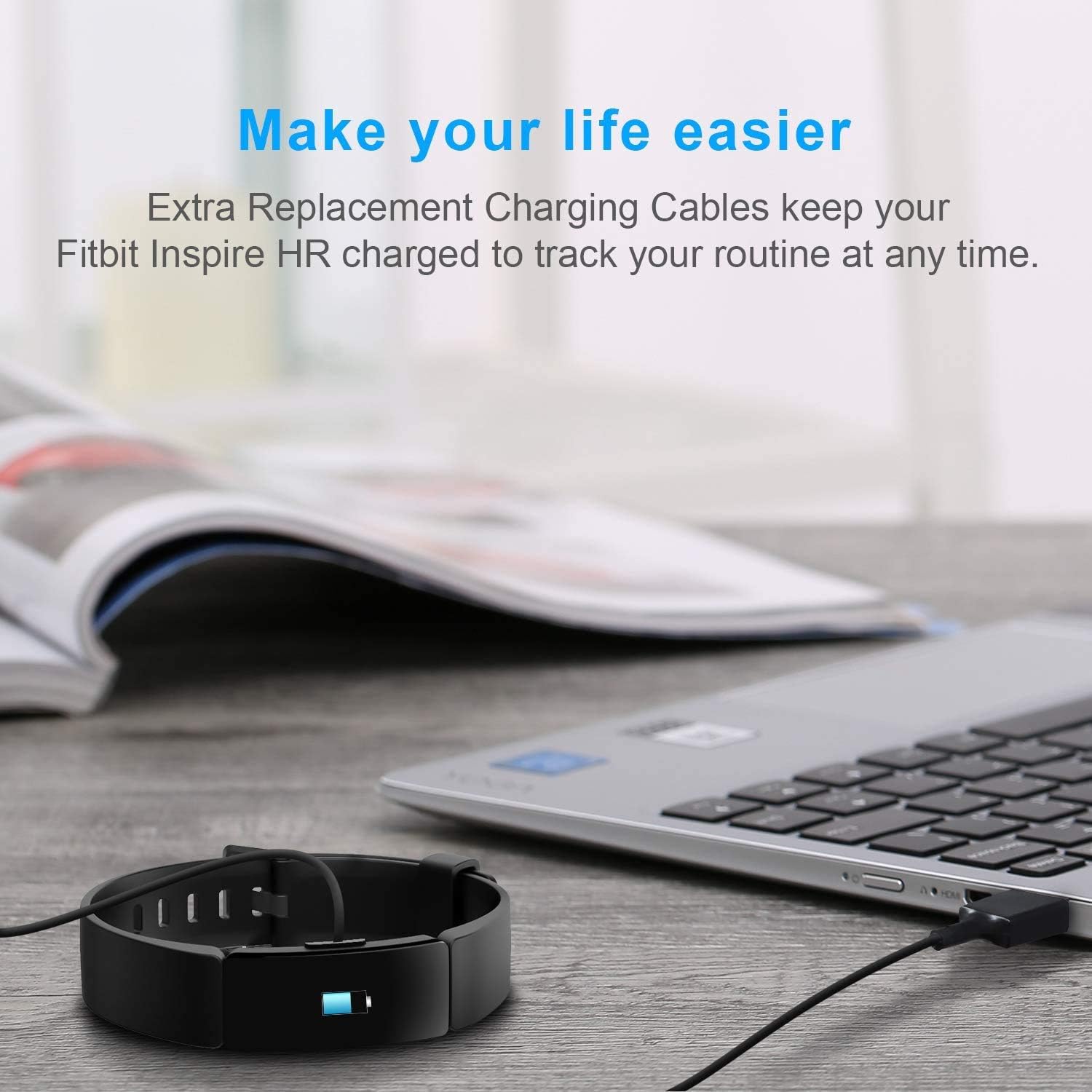 DragonTrading Replacement Compatible Charger Cable for Fitbit Inspire HR/Fitbit Inspire/Fitbit Ace 2 Smartwatch - Image 5