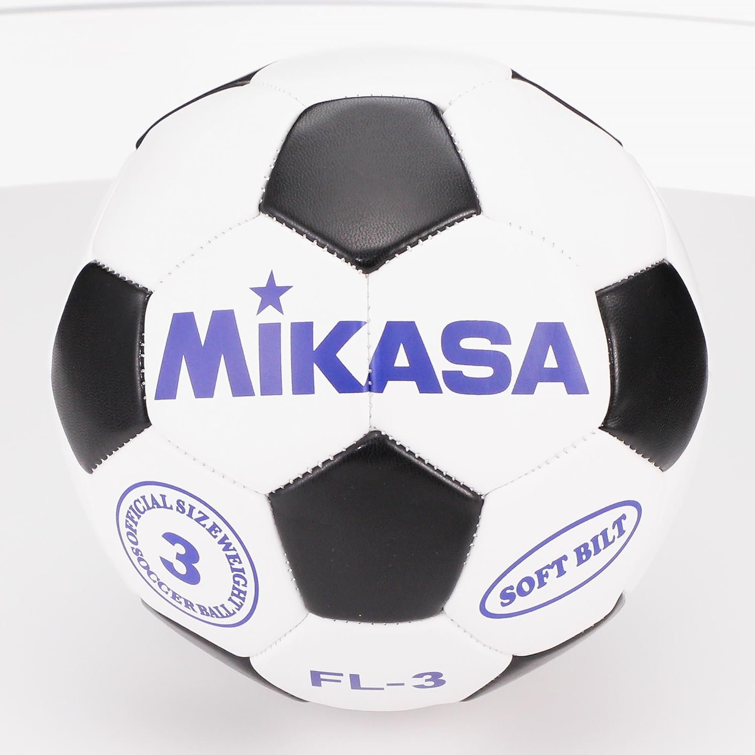 Amazon ミカサ Mikasa ジュニア サッカーボール 3号 小学生用 ホワイト ブラック 縫いボール Fl3 Wbk ミカサ サッカーボール