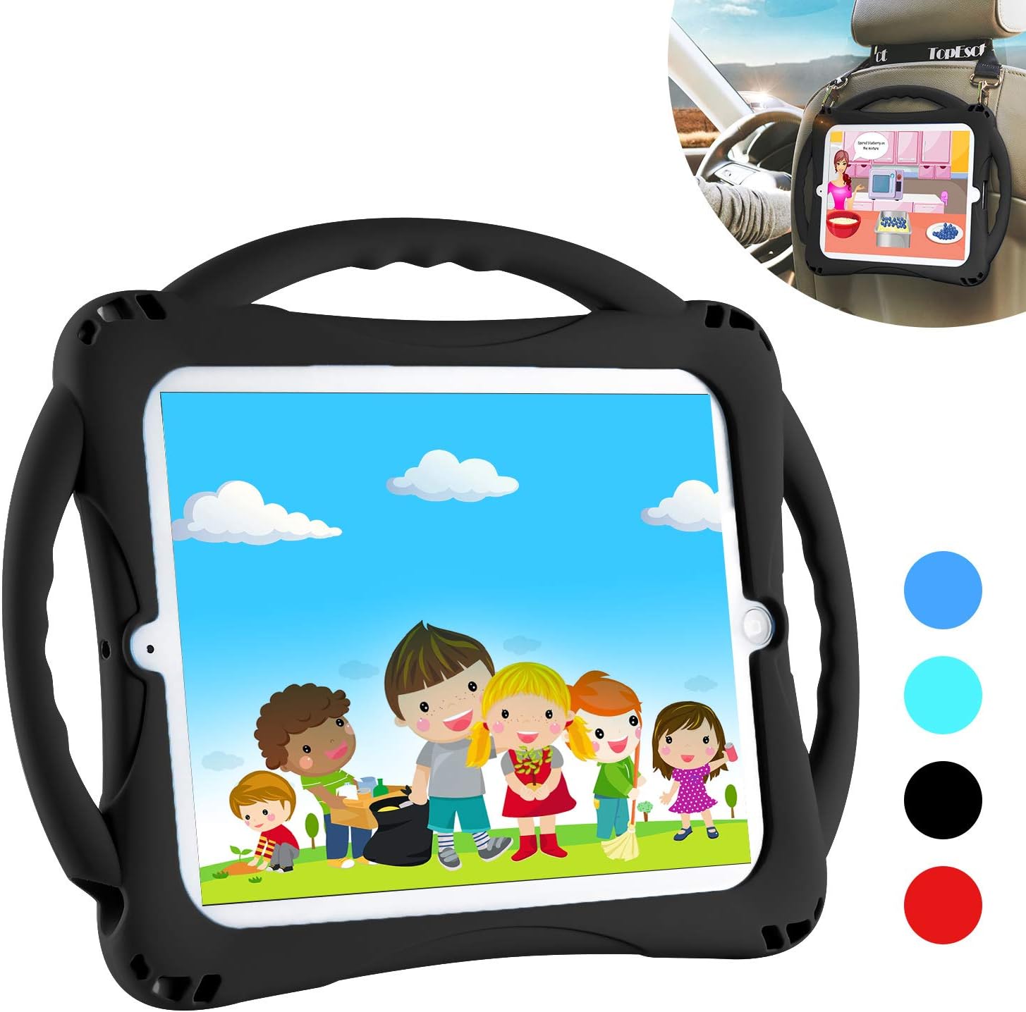TopEsct iPad 2 Case for Kids. Soft Silicone Childproof Amazon.co.uk