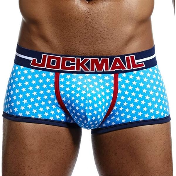 Mendove Men's Mesh Star Print Boxer Briefs - Sexy Underwear, Size L, Yellow