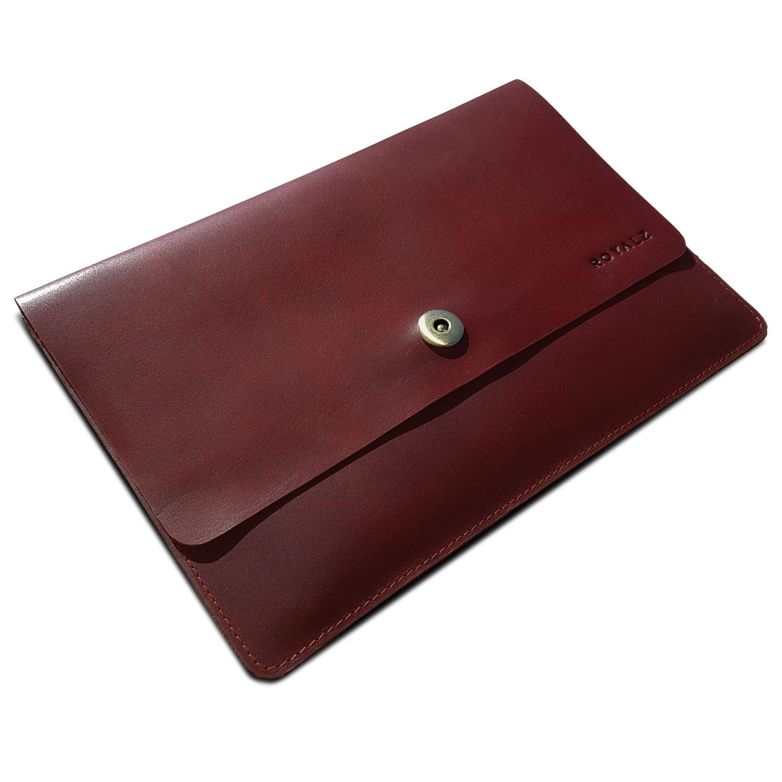 ROYALZ Tablet Leather Cover for Samsung Galaxy Tab S6 10.1 2019 Vintage Leather Case with magnetic closure, Color:Lavara brown