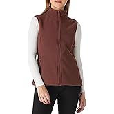 Outdoor Ventures Women's Polar Fleece Zip Vest Outerwear with Pockets,Warm Sleeveless Coat Vest for Fall & Winter