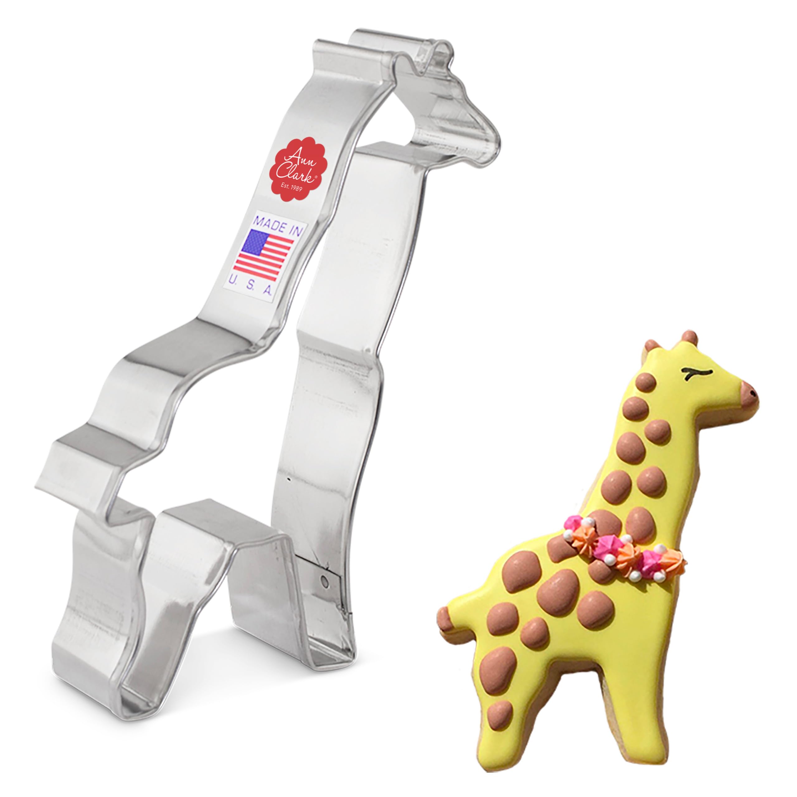 Ann Clark Cookie Cutters Cute Giraffe Cookie Cutter, 12.07 cm