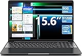 SGIN 15.6 Inch Laptop, 8GB DDR4 512GB SSD Laptops