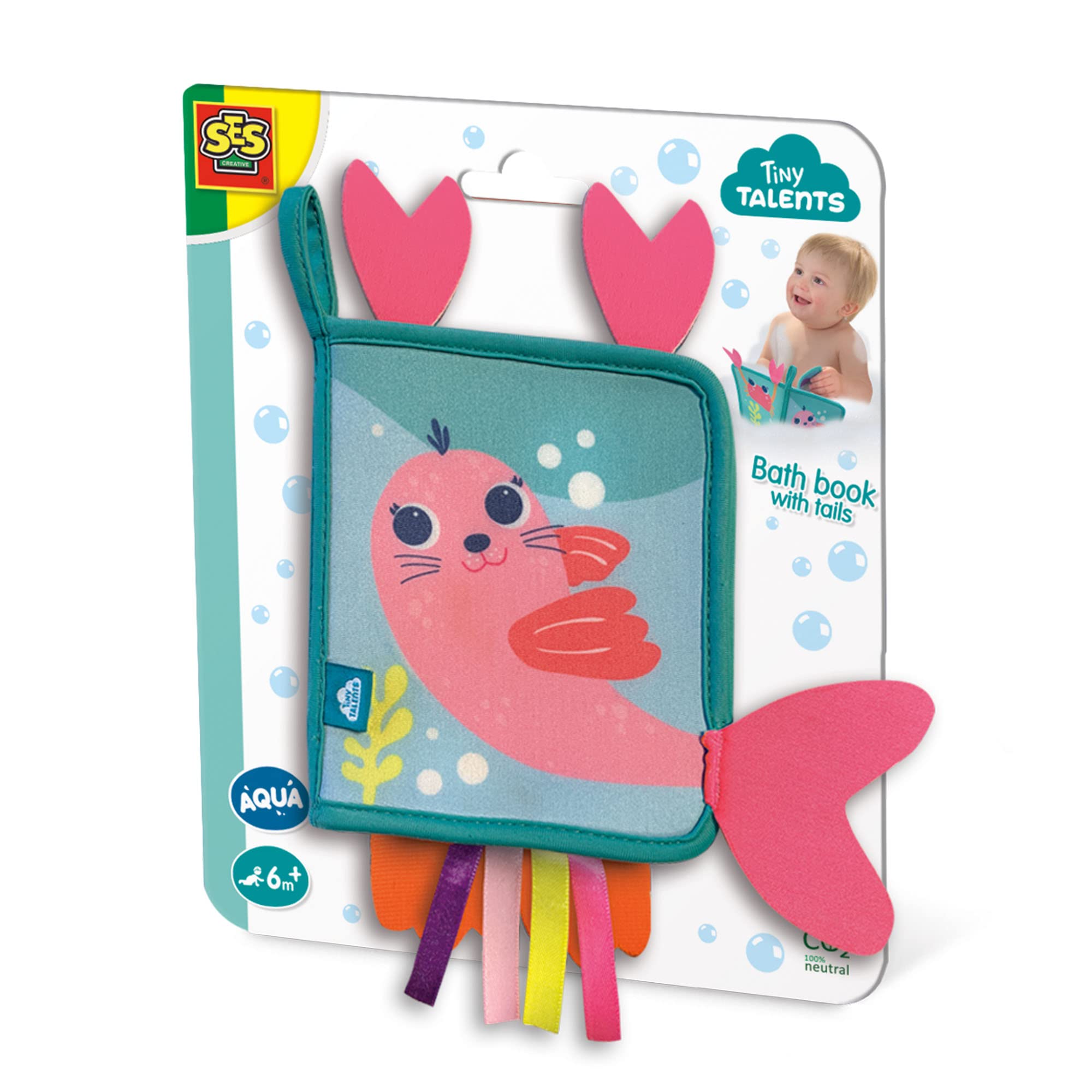 SES Creative 13057 - Bath book with tails