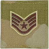 US Air Force Scorpion OCP Enlisted Rank with Hook Fastener