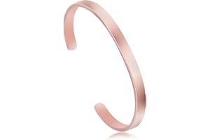 JoycuFF Bracelets for Women Birthday Graduation Christmas Anniversary Silver Rose Gold Cuff Bracelets Jewelry Gifts for Women