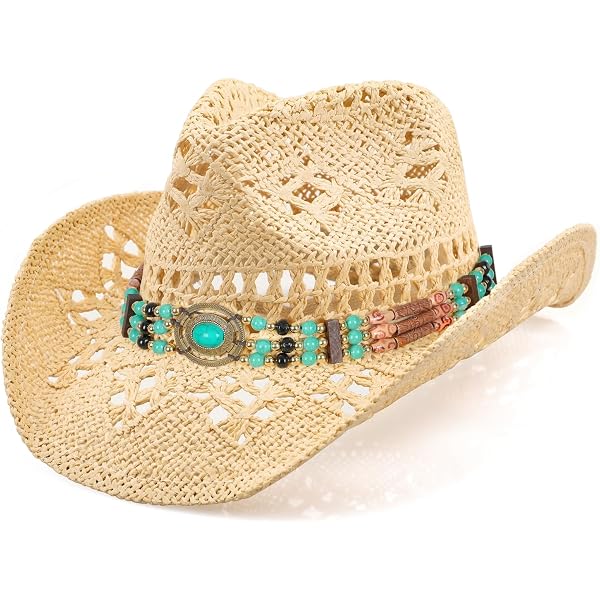 WQWOVRVO Cowboy Hat,Cowgirl Hat,Cowboy Hats for Women/Mens  display picture 1