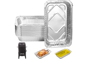 WEBROIL 30 Packs Grill Drip Pan Liners for Charbroil 2425514W12 Big Easy Turkey Fryer Bucket Liner Disposable Aluminum Foil Grease Tray Liners for Char-broil Big Easy Oil-Less Turkey Fryer Accessories