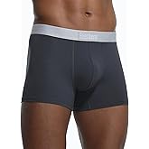 Everhero Men's Underwear Boxer Briefs 2Pack, Modal & Cotton Underwear with ComfortFlex Waistband, Moisture Wicking