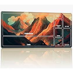 Playmat with Zones for MTG Magic The Gathering, 24