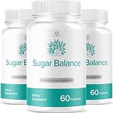 (3 Pack) SugarBalance Capsules - Official SugarBalance Pills Advanced Premium Formula Support Maximum Strength, All Natural Ingredients Vitamin For Overall Health &amp; Wellness, 180 Capsules For 3 Months