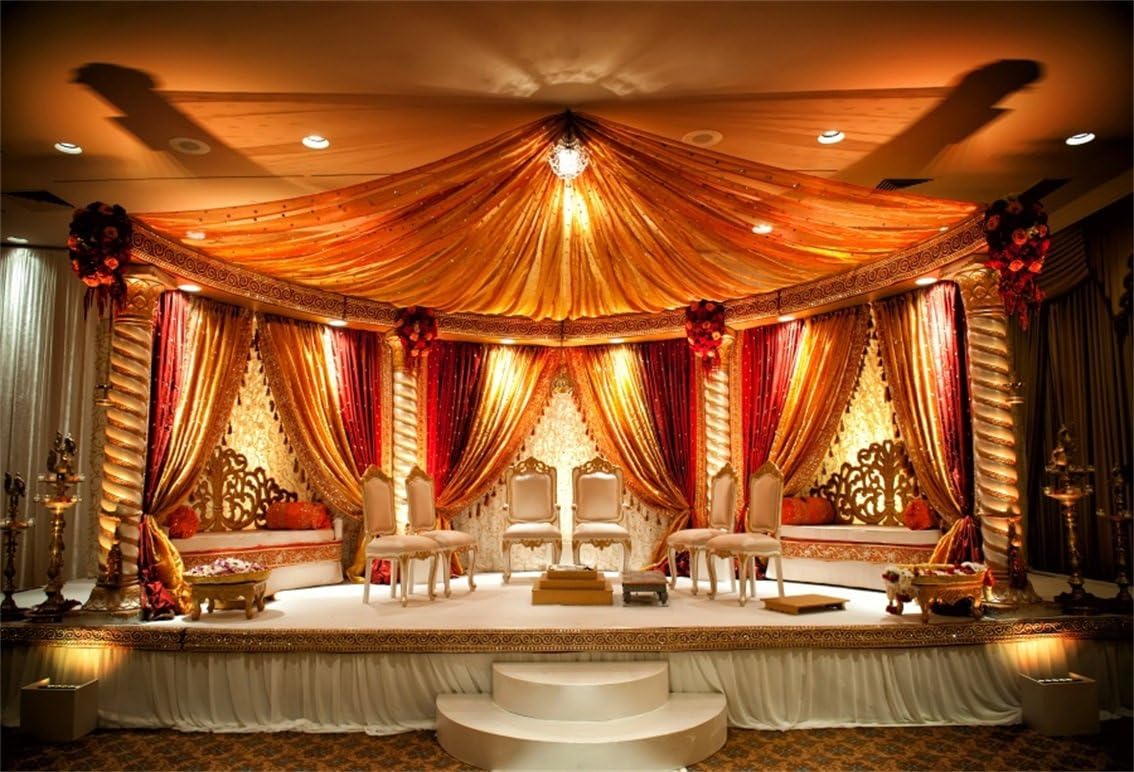 Amazon Com Aofoto 5x3ft Luxury Wedding Ceremony Backdrop Bride