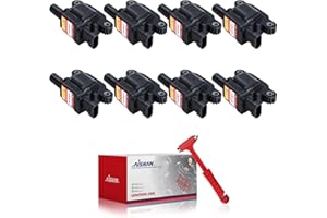 AISHAN Set of 8 Ignition Coil Pack Compatible with Chevrolet GMC Buick Cadillac Pontiac G8 Grand Prix Tahoe Yukon Silverado Trailblazer Avalanche 5.3L 6.0L | Replace#‎ UF413