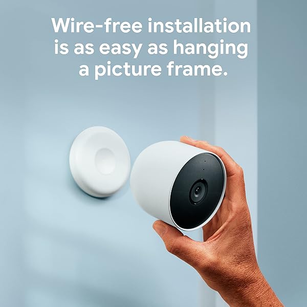 GOOGLE NEST CAM OUTDOOR OR INDOOR, BATTERY – 2ND GENERATION – 1 PACK