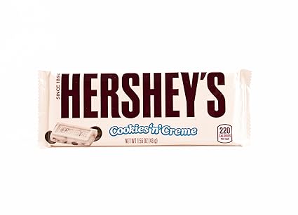 Hershey's Cookies 'n' Creme Bar 1.55 OZ (43g)