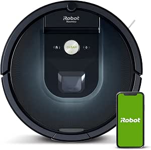 Robot aspirador Wi-Fi iRobot Roomba 981 - 2 cepillos goma multisuperficie -  Mascotas -Recarga y reanuda -Sugerencias personalizadas -Compatible  asistente voz y Coordinación Imprint -Más potencia, Azul : Amazon.es: Hogar  y cocina