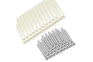 48PCS Electrical Outlet Box Extender Kit 24PCS Outlet Spacers 24PCS 1-1/2 Inch 6-32 Thread Flat Head Electrical Outlet Screws