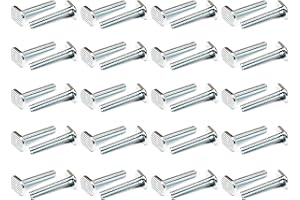 POWERTEC 5/16"-18 T Track Bolts 40 Pack - 1-1/2 Inch Long T Slot Bolts for Universal T Track Accessories