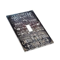 Xuejiaku Decorative Switch Plate Covers Bathroom