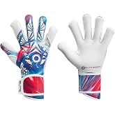 Elite Sports Quartz Goalkeeper Gloves - Professional Grade, Exceptional Grip, Moisture-Absorbing Lining, Neoprene Backhand, Ideal for All Weather, Size 7-11