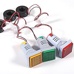 DWEII 3PCS AC Current Voltage Amperage Power Energy
