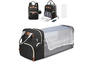 Diaper Bag Backpack with Changing Station