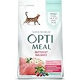 Optimeal Natural Dry Cat Food for Adult Cats - Proudly Ukrainian - Tasty and Nutritional Cat Food Dry Recipe with Immunity Support for Healthy Felines (3.3 lbs, Turkey & Barley)