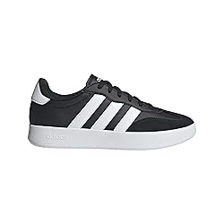 adidas Men's Barreda Sneaker, Black/White/Black, 11