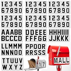 120 PCS Reflective Mailbox Number and Letters