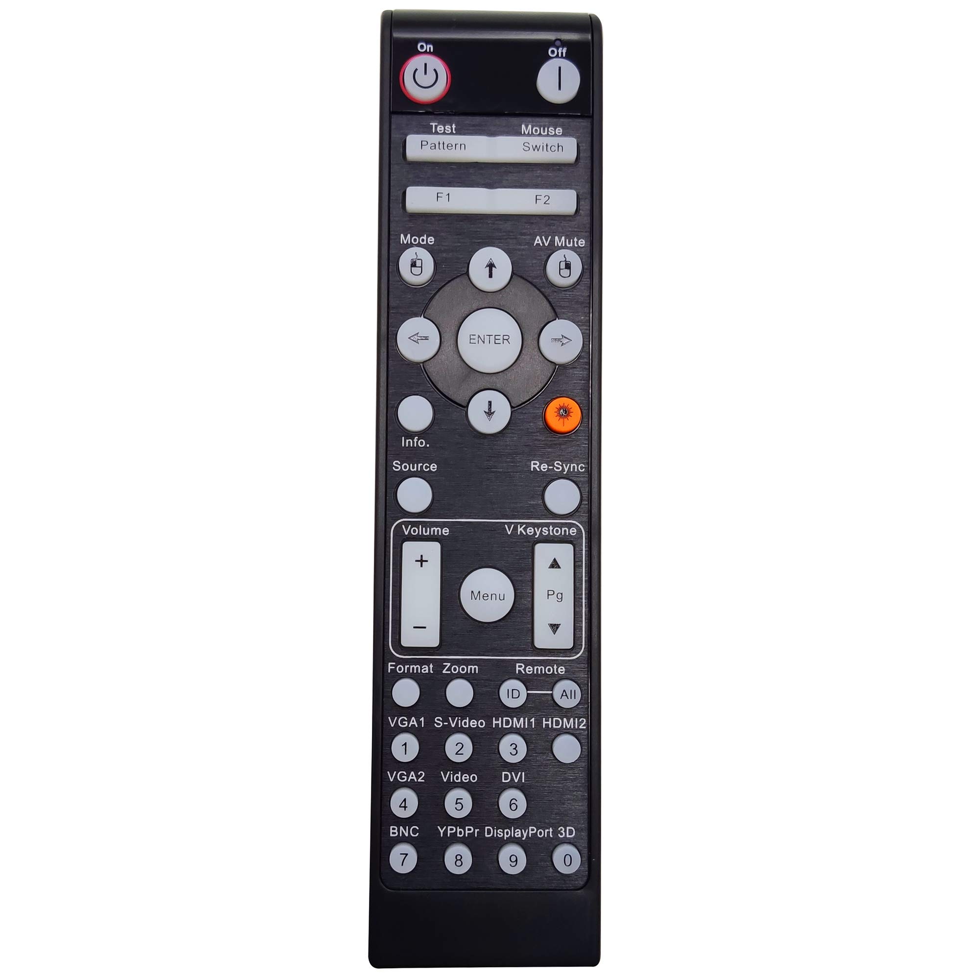 Leankle Remote Controller BR-3070L for Optoma Projectors BR541, BR561, DH1014, EH415, EH415ST, EH500, EH503, EH503e, EH505, EH505-B, EH505e, EH515, EH515T, W415, W505, W515, W515T, WU515, WU515T, X515